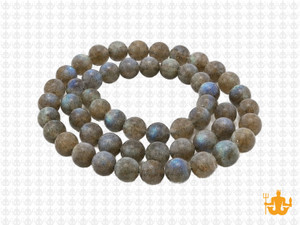 6mm Matte Labradorite Round Beads 15.5" natural [6r40m]