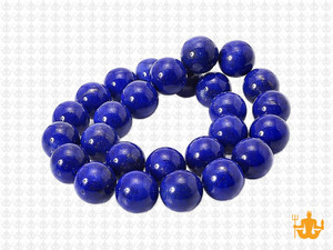10mm Lapis Lazuli Round Beads 15.5" dyed [10m3]