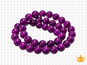 8mm Fuchsia Jade Round Beads 15.5" dyed [8b5m]