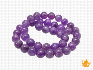 8mm Brazil Amethyst Round Beads 15.5" natural [8m1]