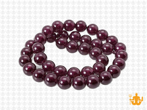 7-8mm Garnet Round Beads 15.5" natural [8m2]