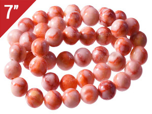 6mm Red Moss Agate Round Loose Beads About 7" natural [i6b91]