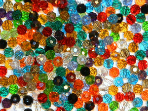 Mix & Match 6mm Crystal Faceted Round 100 Beads [xu7]