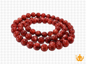 6mm Coffee Magnesite Round Beads 15.5" [6tc]