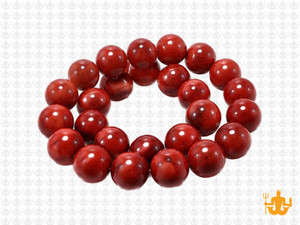 10mm Coffee Magnesite Round Beads 15.5" [10tc]