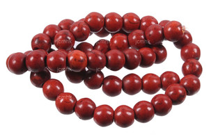 12mm Coffee Magnesite Round Beads 15.5" [12tc]