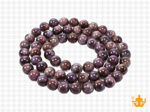 6mm Boulder opal round beads 15.5" natural [6r18]