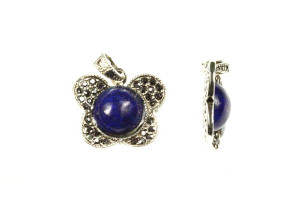 23x24mm Natural Lapis Lazuli Pendant With Marquise [y401a]