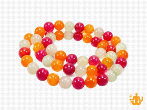 6mm Mix Jade Round Beads 15.5" dyed [6x40]
