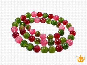 6mm Mix Jade Round Beads 15.5" dyed [6x43]