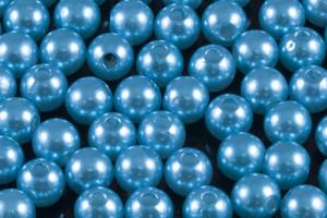 8mm Best Lustre Blue Faux Pearl About 70pcs. [y437b]