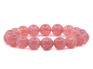 6mm Sunstone Elastic Bracelet 7.5" dyed quartz [b2r73]