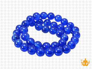 8mm Turquoise Jade Round Beads 15.5" dyed [8b75]