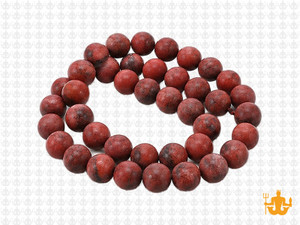 8mm Matte Brazil Agate Round Beads 15.5" natural [8c25m]