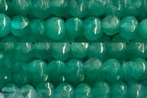 3mm Jade round faceted beads 15.5" [v0126]