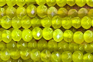 3mm Jade round faceted beads 15.5" [v0139]