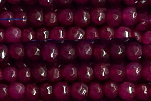 3mm Jade round faceted beads 15.5" [v0141]