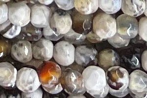 3mm Jade round faceted beads 15.5" [v0166]