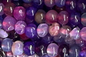 3mm Jade round faceted beads 15.5" [v0196]