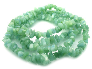 8-12mm Amazonite Chips 36" [c3b21]