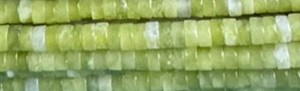 4mm New Jade Heishi Beads 15.5" [v0433]