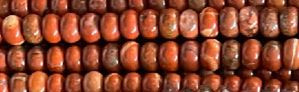 6mm Red Jasper Rondelle Beads 15.5" [v0514]