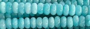 6mm Amazonite dyed Rondelle Beads 15.5" [v0542]