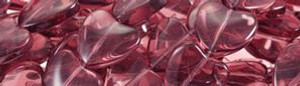 15mm Amethyst synthetic Heart Beads u85a6 15.5" [v0643]