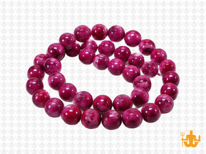 8mm Purple Sesame Agate Round Beads 15.5" dyed [8g4p]