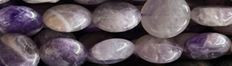 15mm Cape Amethyst Puff Coin Beads 15.5" [v0706]