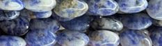 10x14mm Denim Lapis Oval Beads 15.5" [v0806]