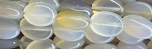 10x14mm Gray Agate Oval Beads 15.5" [v0820]