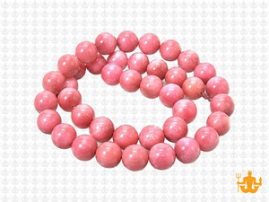 8mm Pink Rhodonite Round Beads 15.5" natural [8r15]