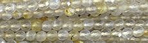 8mm Rulite Quartz synthetic Faceted Round Beads 15.5" [v1441]