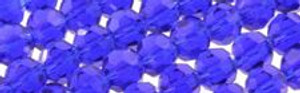 8mm Blue Quartz synthetic Faceted Round Beads 15.5" [v1478]