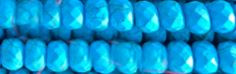 8mm Turquoise Faceted Rondelle Beads 15.5" [v1606]