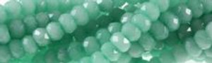 8mm Amazonite dyed Faceted Rondelle Beads 15.5" [v1630]