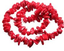 8-12mm Coral Chips k11 16" [v1811]