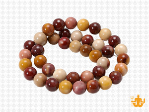8mm Mookaite Round Beads 15.5" natural [8r35]