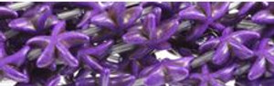15mm Purple Magnesite Star Fish Beads t451p 15.5" [v2099]