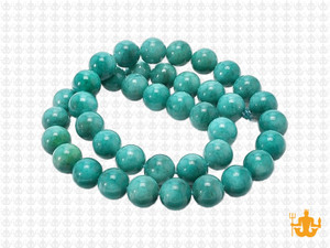8mm Russian Amazonite Round Beads 15.5" natural [8r41]