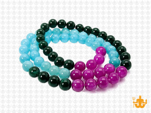 6mm  Multi-Colors Jade & Agate Beads 15.5" [6x57]