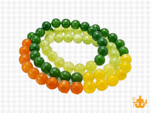 6mm  Multi-Colors Jade & Agate Beads 15.5" [6x73]