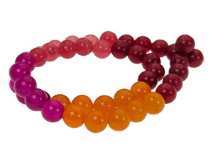8mm  Multi-Colors Jade & Agate Beads 15.5" [8x55]