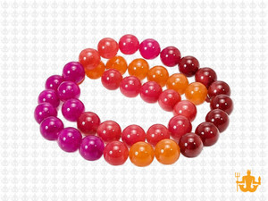 8mm  Multi-Colors Jade & Agate Beads 15.5" [8x55]