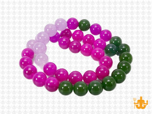 8mm  Multi-Colors Jade & Agate Beads 15.5" [8x60]