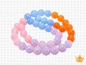 8mm  Multi-Colors Jade & Agate Beads 15.5" [8x68]