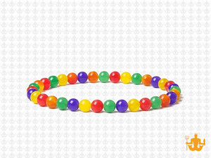 4mm Carnelian  & Jade Bracelet 7.5" [b1x56]