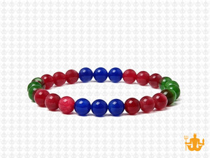 6mm Aventurine &  Jade Bracelet 7.5" [b2x76]