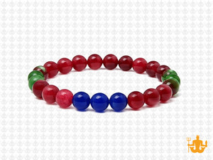 8mm Aventurine &  Jade Bracelet 7.5" [b3x76]